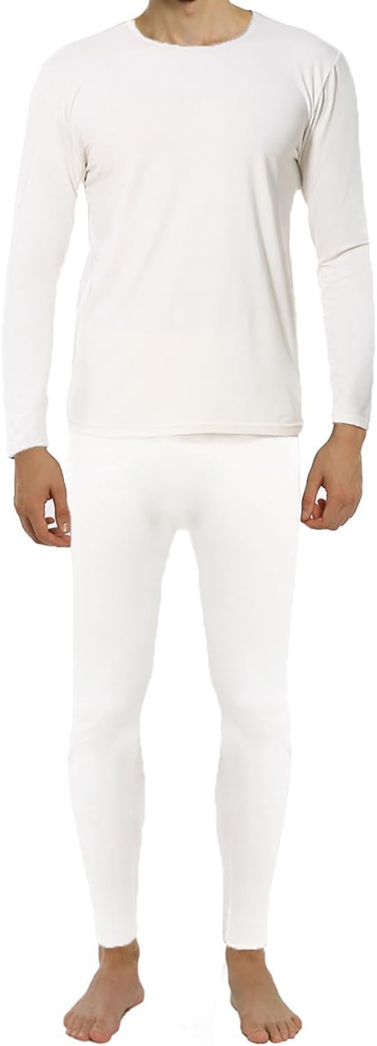 ViCherub Thermal Underwear for Men Fleece Lined Long Johns
