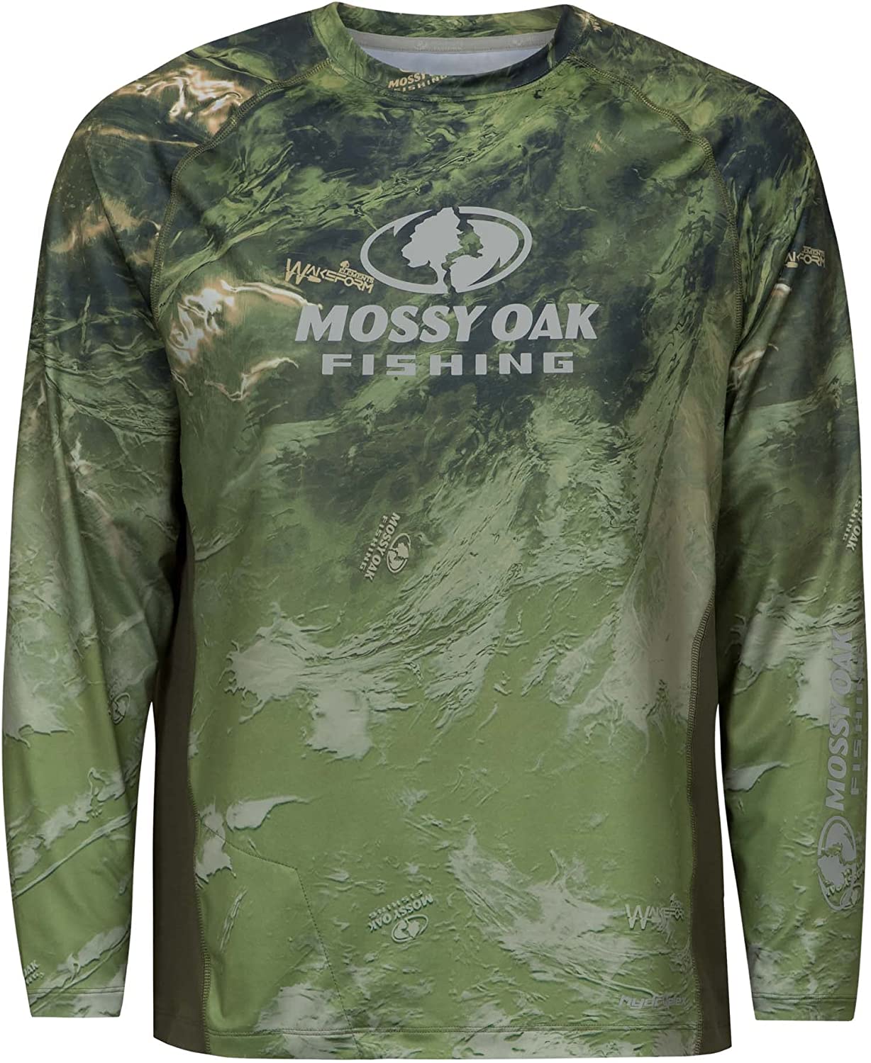  Mossy Oak Camisas de pesca para hombre, manga larga, absorben  la humedad, protección solar, Cardenal : Ropa, Zapatos y Joyería