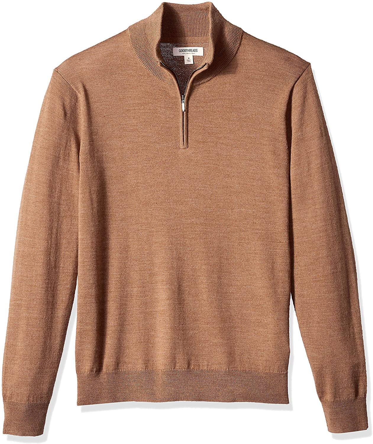 Wool quarter-zip sweater