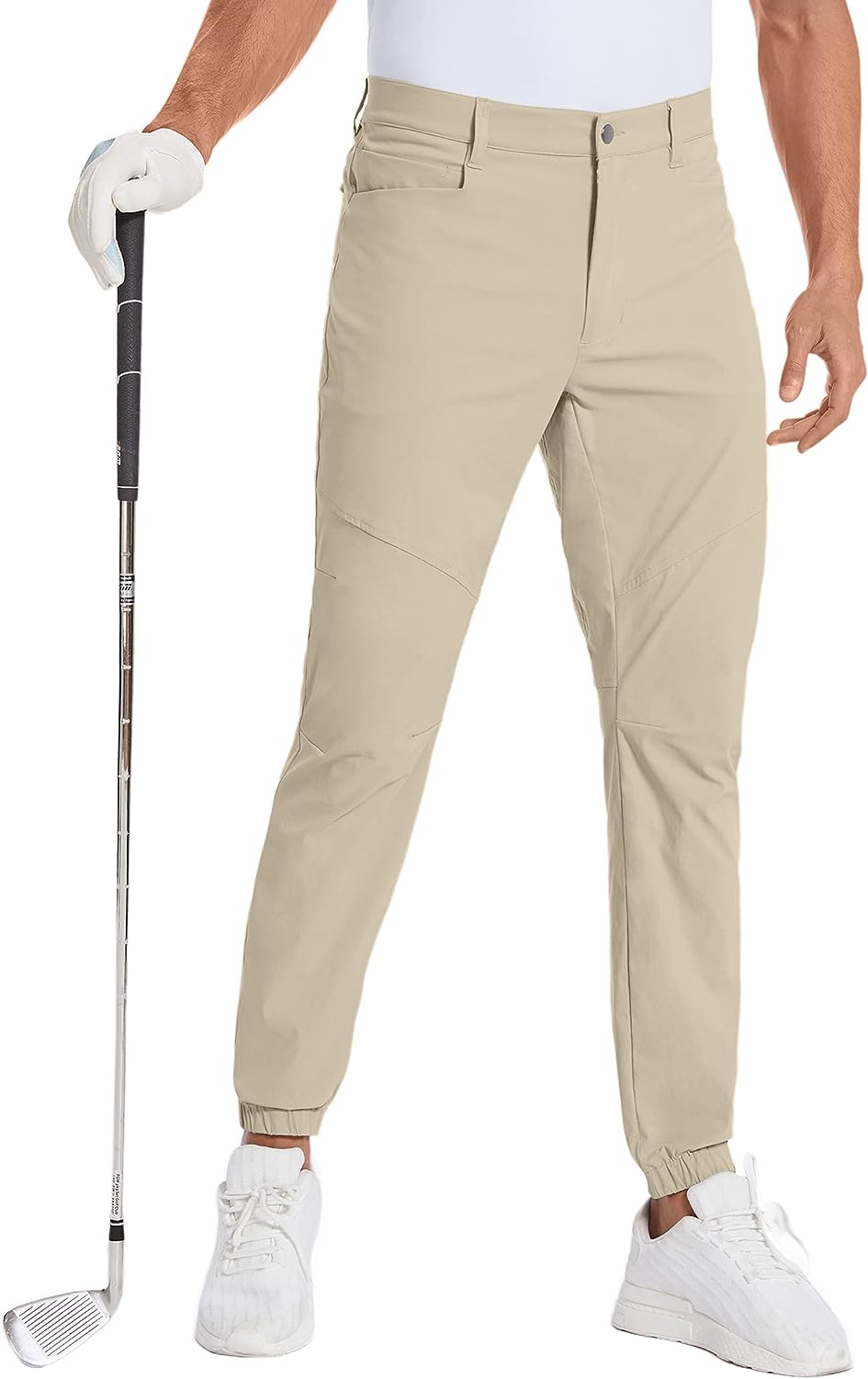 PULI Men's Waterproof Hiking Golf Pants with Pockets