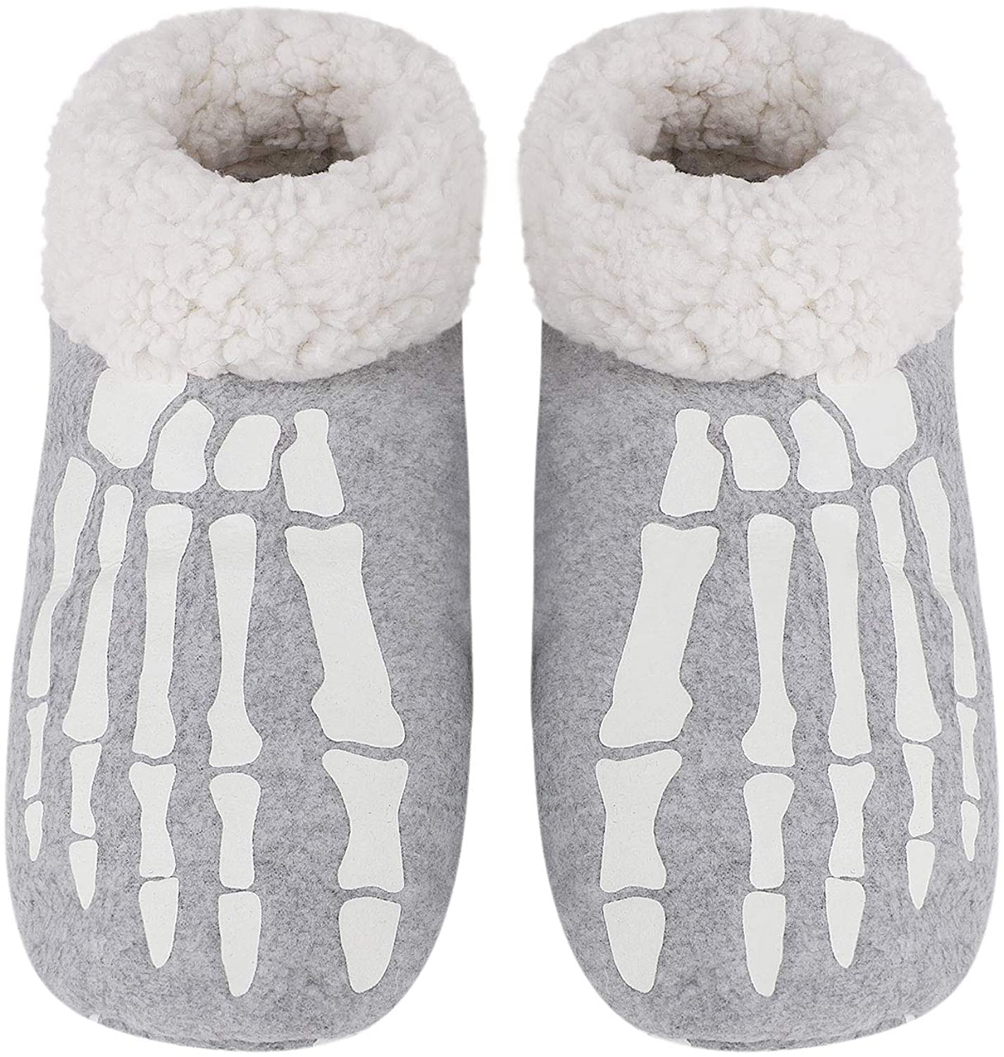 Indoor Warm Fleece Slippers Cartoon Winter Soft Cozy Non-Slip Slippers