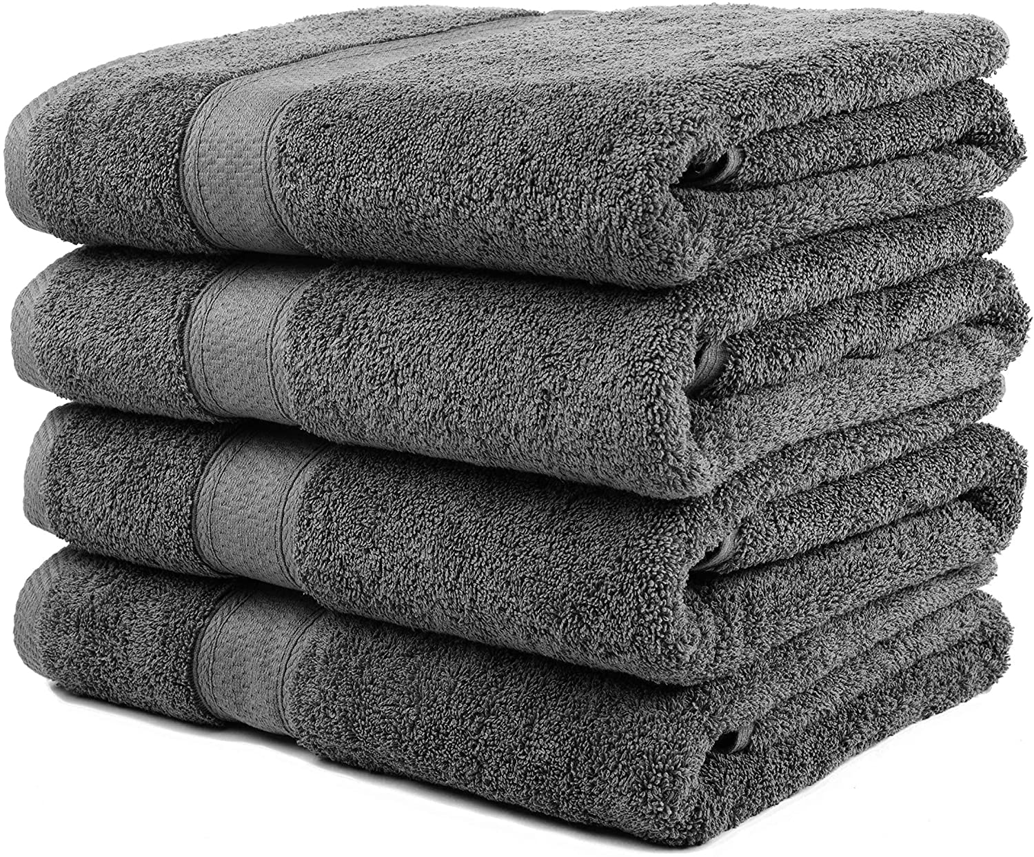Ariv Towels 4-Piece Large Premium Cotton Bamboo Bath Towels Set for  Sensitive Skin & Daily Use-Soft, Quick Drying & Highly Absorbent for  Bathroom