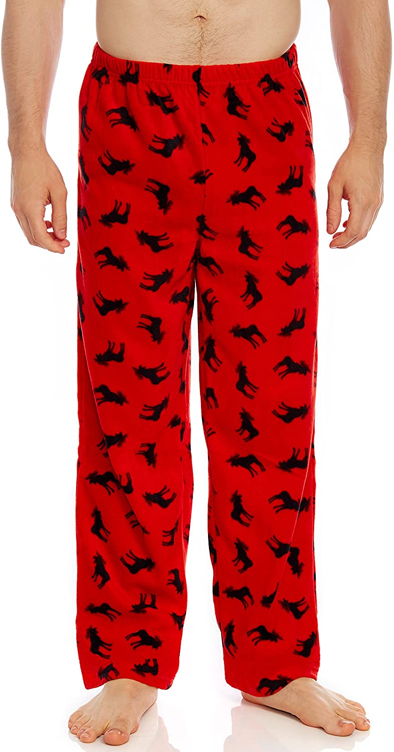 Details about   Leveret Men'S Pajamas Pants Fleece Lounge Sleep Pj Bottoms Christmas Pjs Size X 
