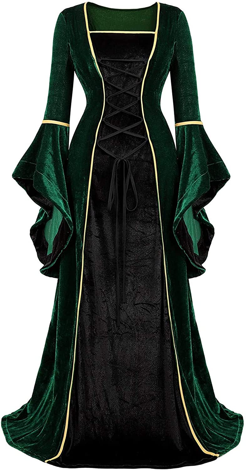 Зеленое платье средневековья