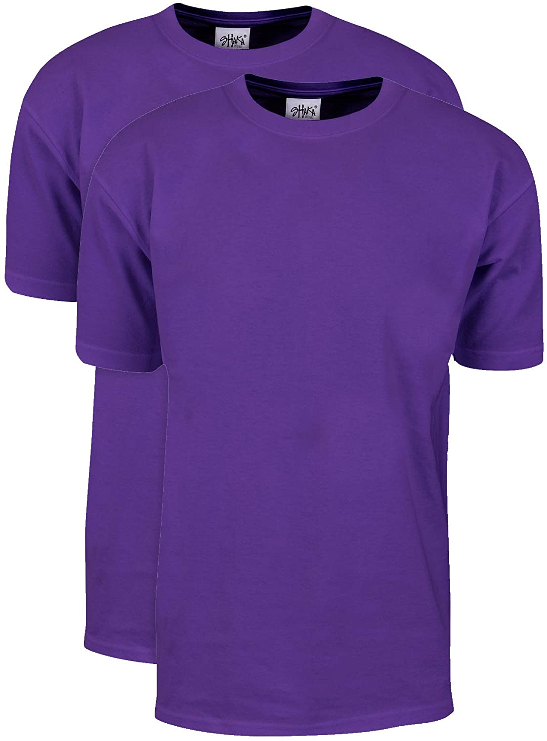 Shaka Wear Men's T Shirt – 2 Pack 7 oz Max Heavyweight Cotton