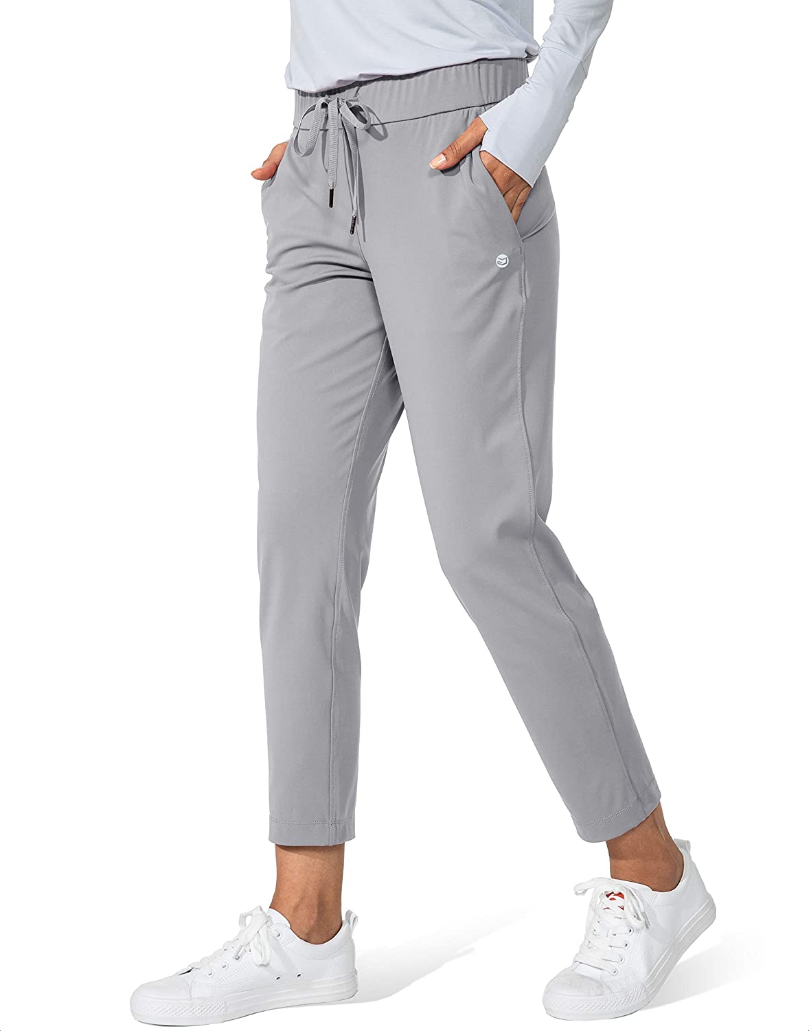 G Gradual Women's Pants with Deep Pockets 7/8 Stretch Sweatpants for Women  Athle