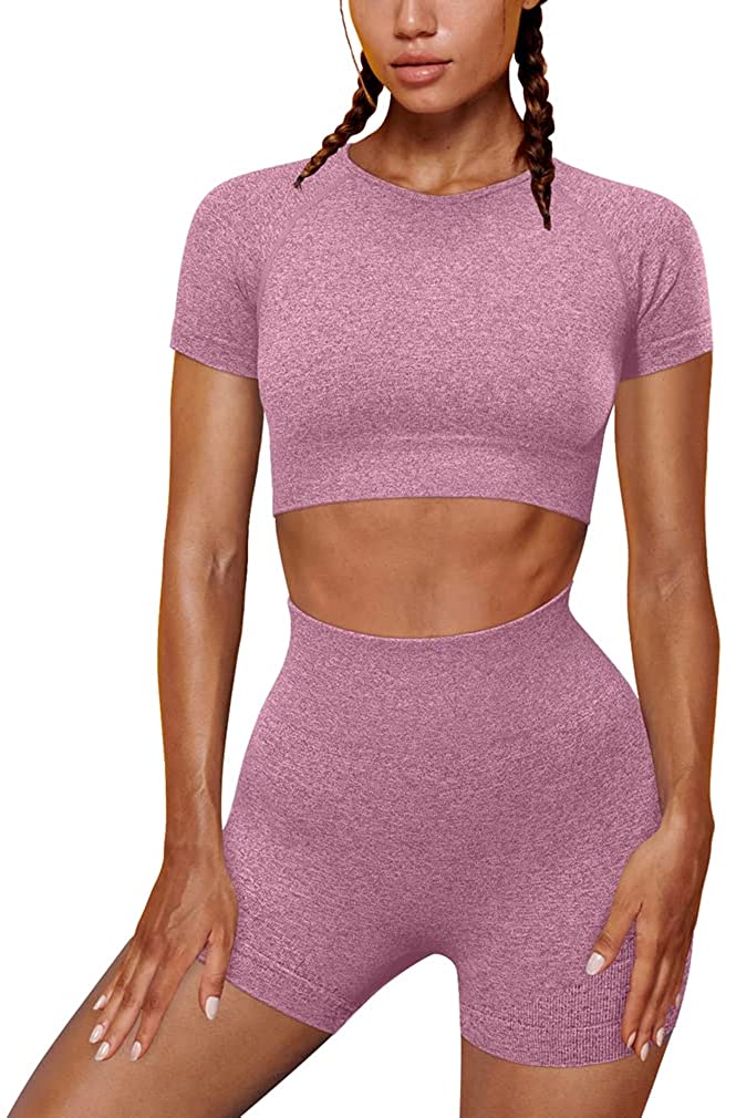 OYS Women's 2 Piece Tracksuit Workout Outfits  