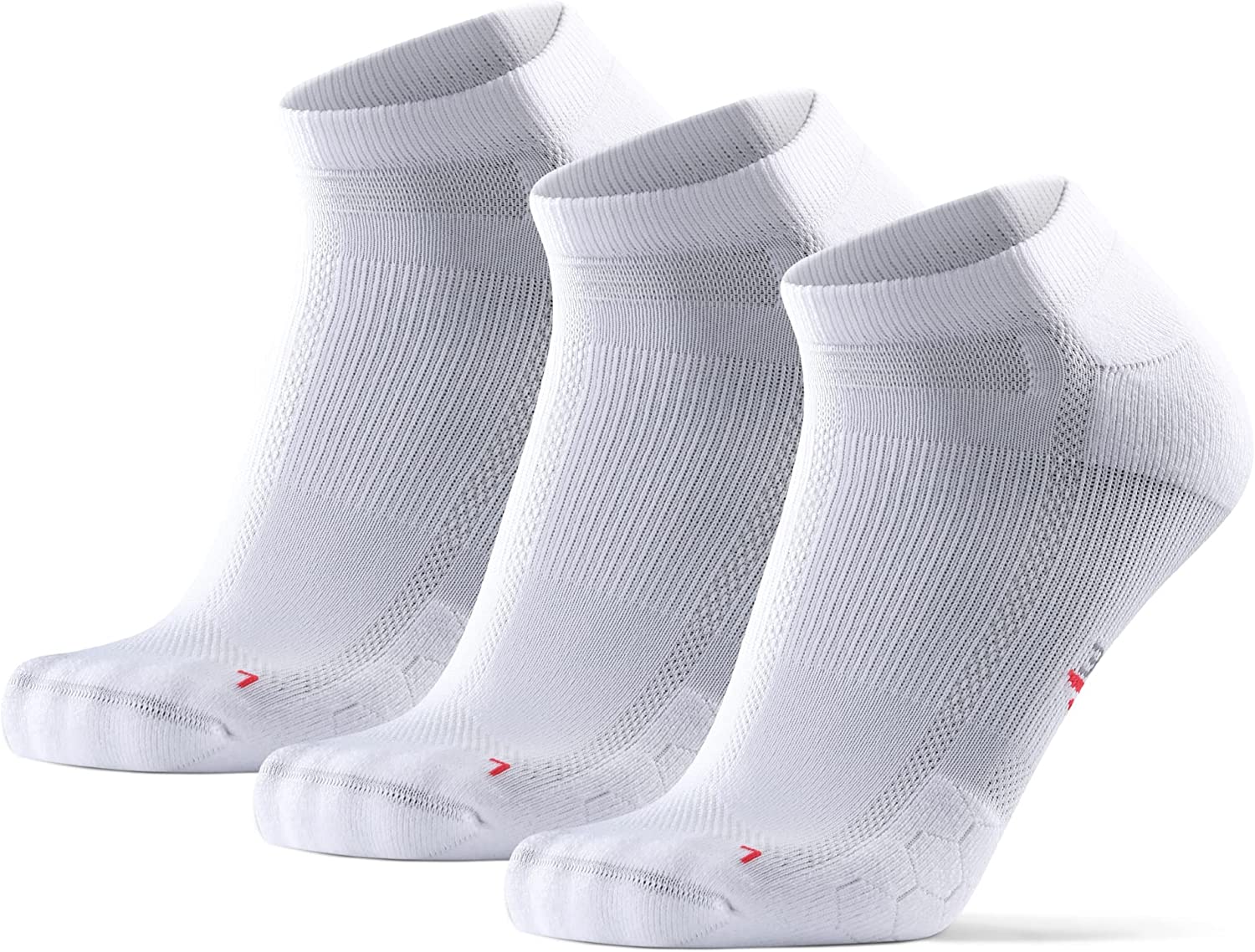 DANISH ENDURANCE 3 Pack Cycling Socks, Low-Cut, Breathable for Men & Women