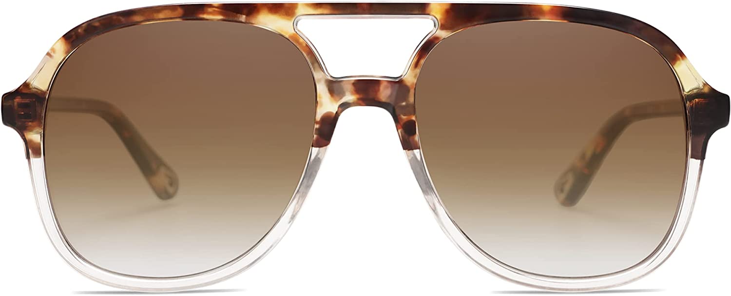 SOJOS Retro Square Polarized Aviator Sunglasses Womens Mens 70s Vintag –  lookingGLASS Lifestyle