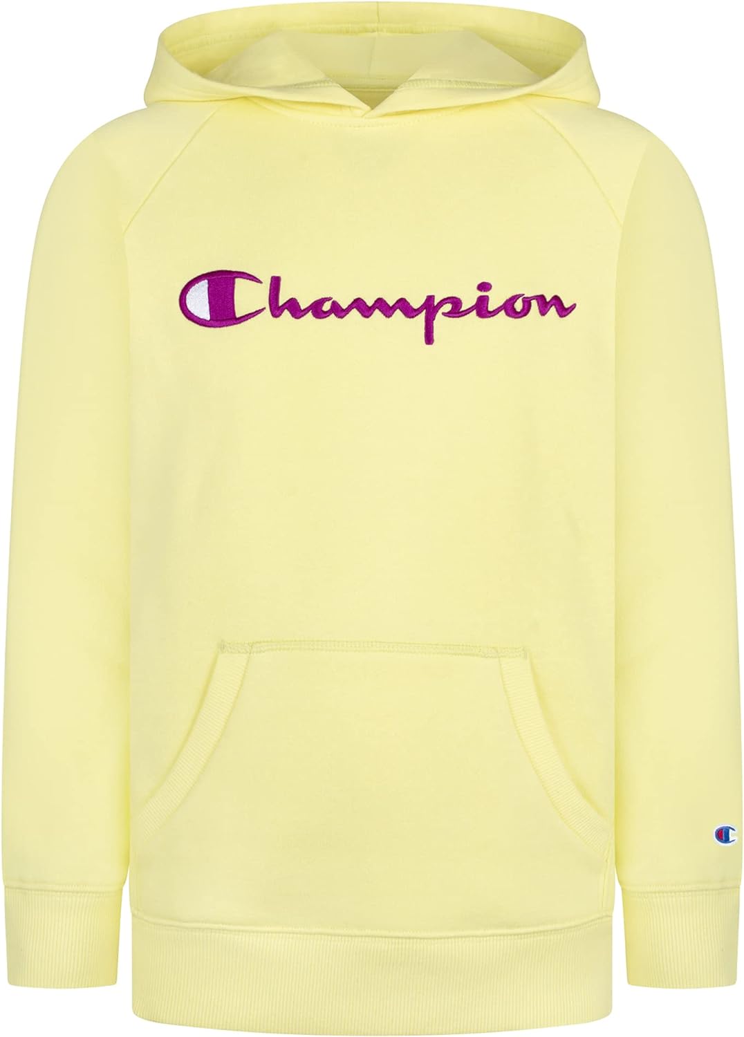 Girls yellow store champion hoodie