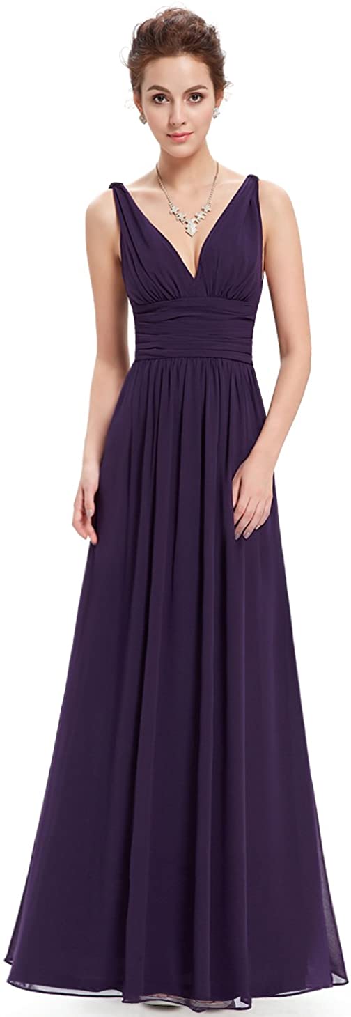 Ever Pretty Sleeveless V Neck Semi Formal Maxi Evening Dress 09016 Ebay 