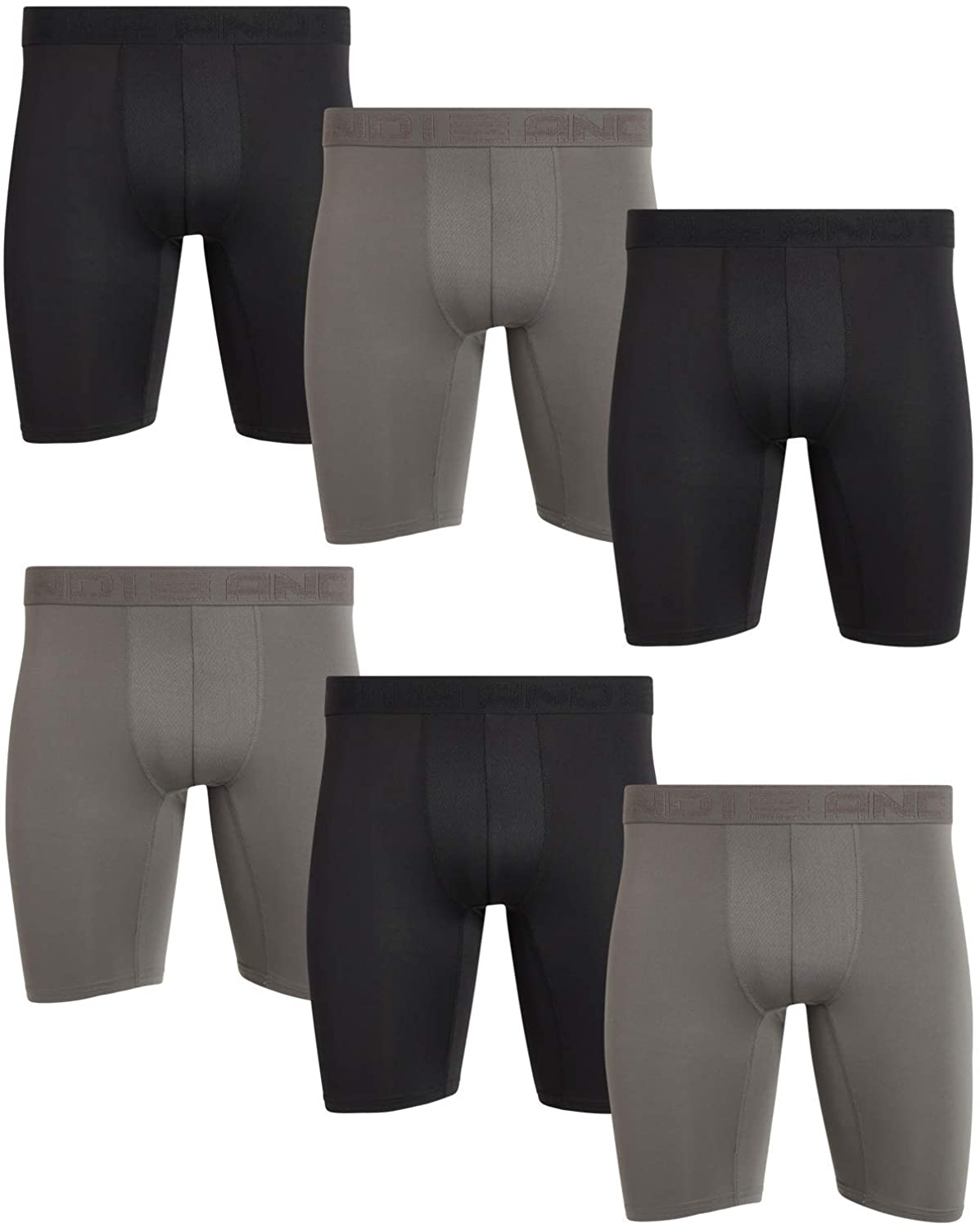 Buy AND1 Men's Long Leg Performance Compression Boxer Briefs (10 Pack)  online