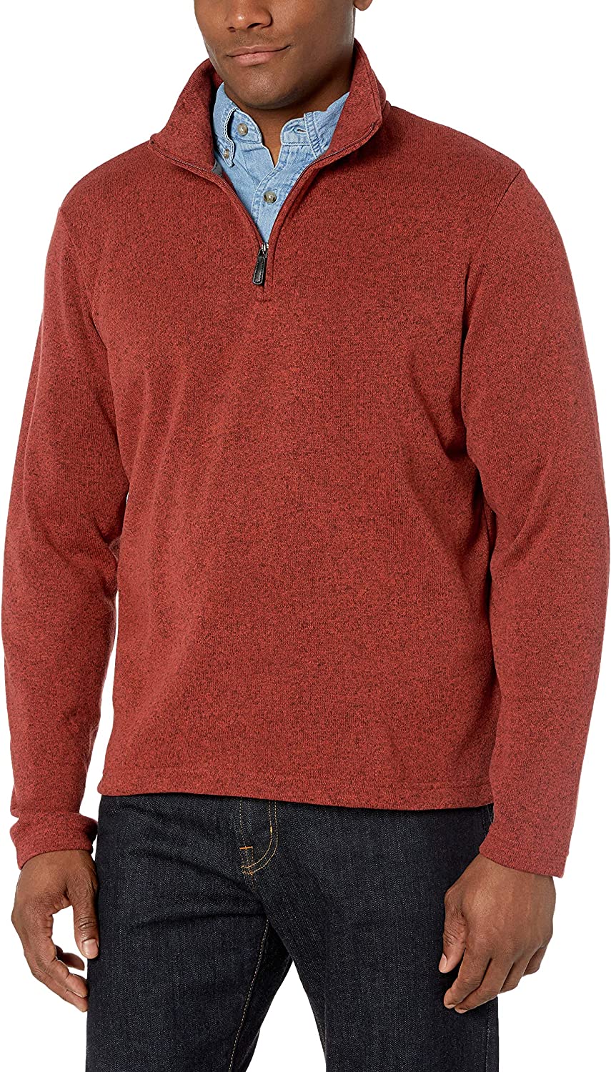 Wrangler Authentics Men's Sweater Fleece Quarter-Zip | eBay