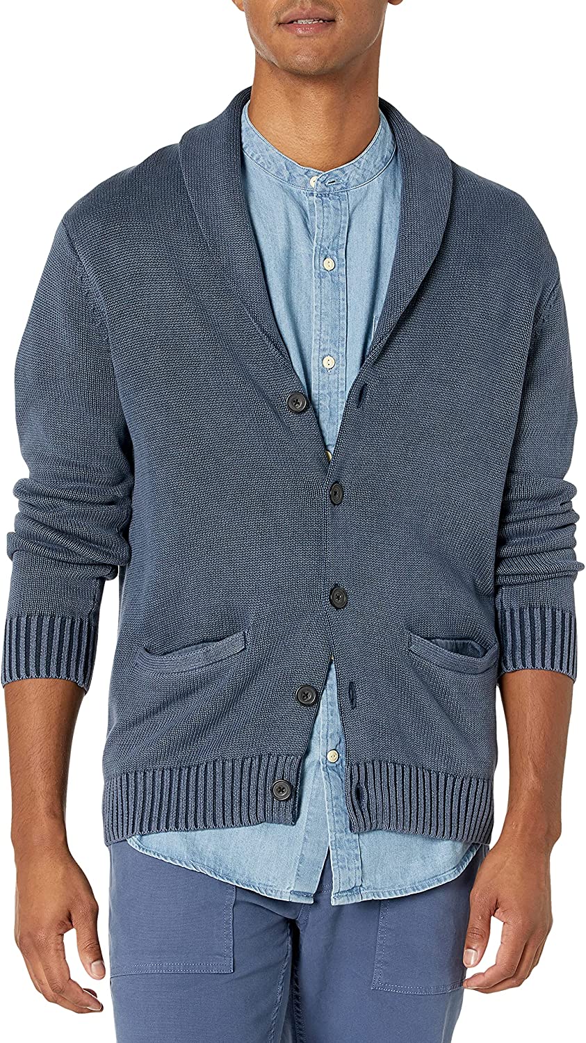 Soft Cotton Cardigan Summer Sweater Goodthreads cardigan-sweaters Uomo Visita lo Store di GoodthreadsMarchio 