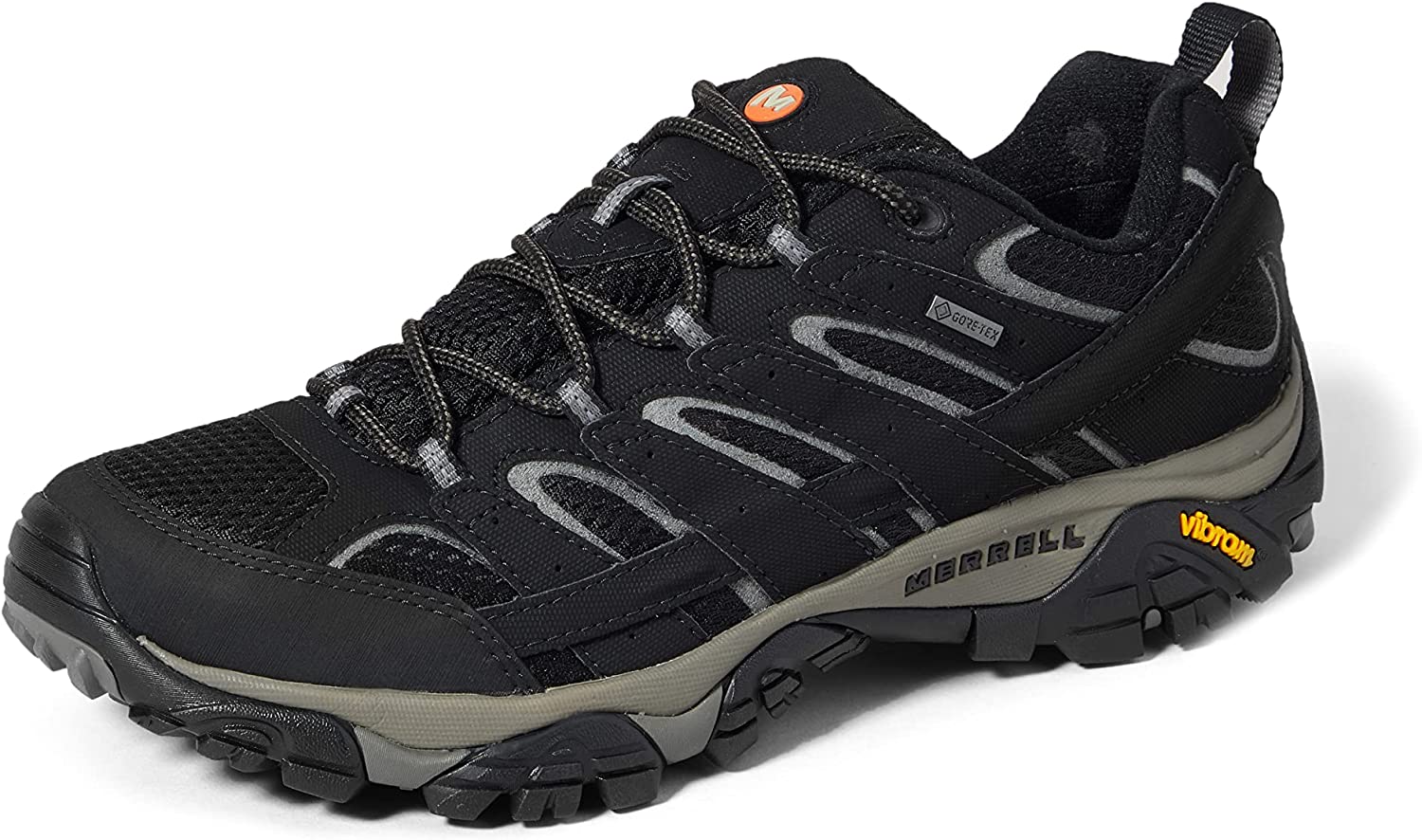 Pre-owned Merrell Men's Moab 2 Gtx Hiking Shoe In Black/black