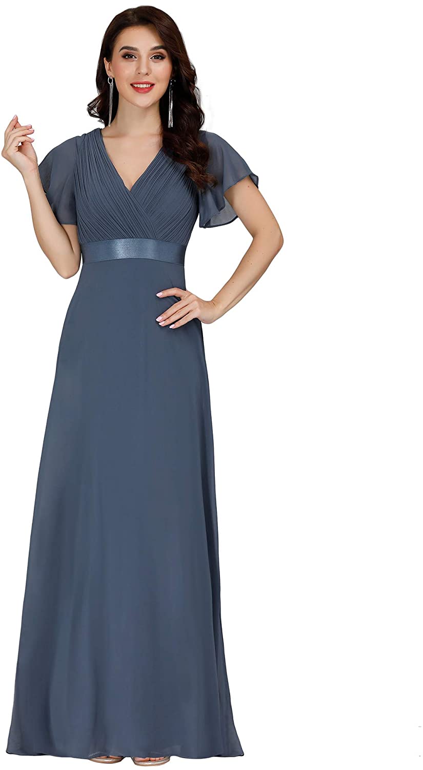 Ever-Pretty Women's Short Sleeve V-Neck Long Evening Dress 09890 | eBay
