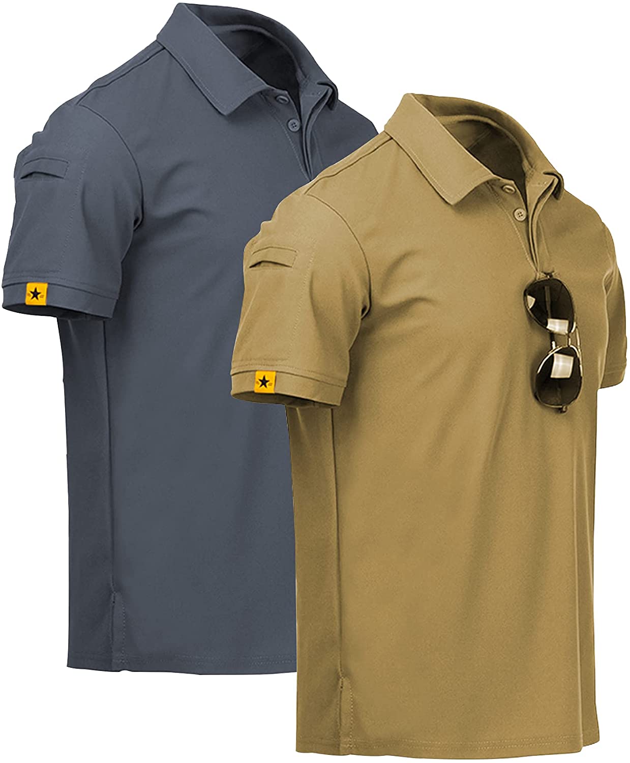 ZITY Mens Polo Shirt Short Sleeve Sports Golf Tennis T-Shirt | eBay