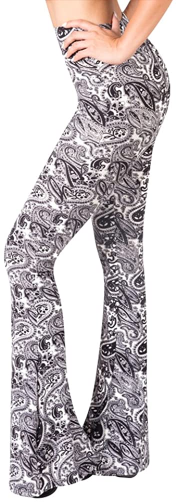 SATINA Palazzo Pants for Women - Buttery Soft High Waisted Flare