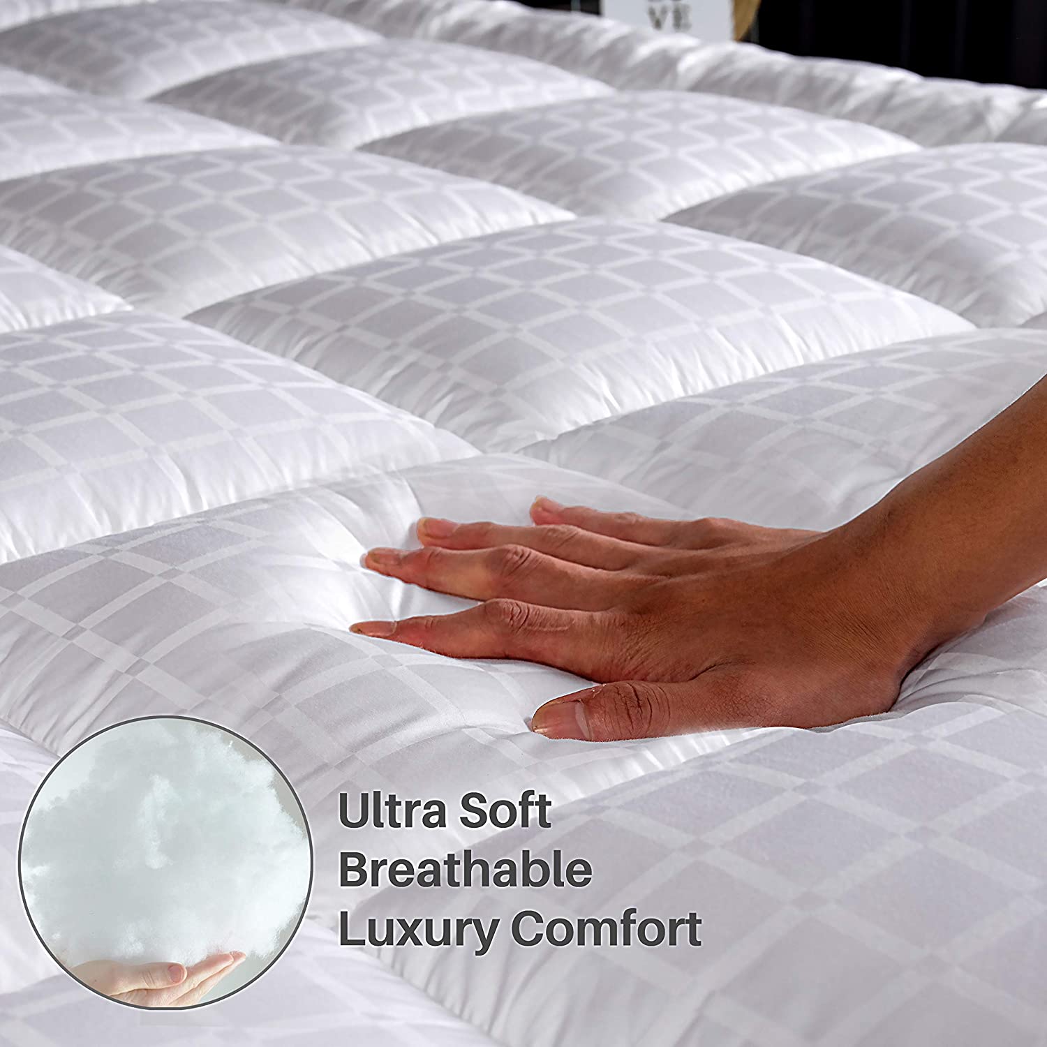 deepsleep 100 cotton mattress pad