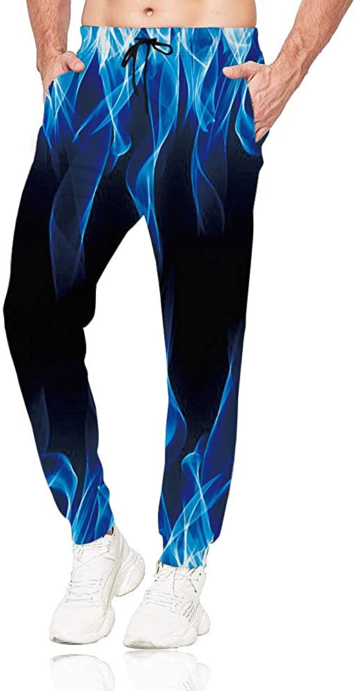 Belovecol Men Women 3D Casual Active Sports Joggers Pants Trousers Sweatpants