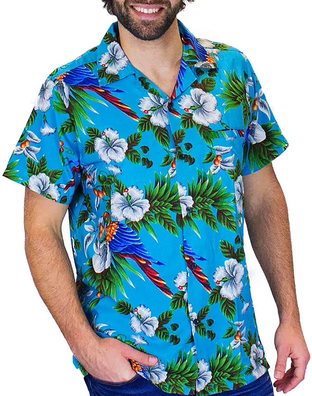 New York Jets Parrots Short Sleeve Aloha Hawaiian Shirt And Shorts Beach  Gift - Banantees