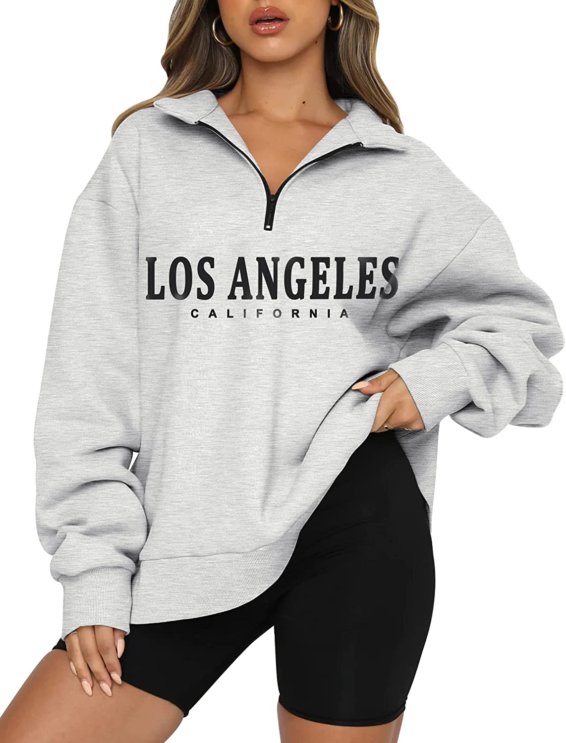 Trendy Queen Oversized Sweatshirts for Women Fleece Hoodies Crewneck  Pullover Comfy Clothes Fall Winter Fashion 2022, Apricot, Small :  : Clothing, Shoes & Accessories