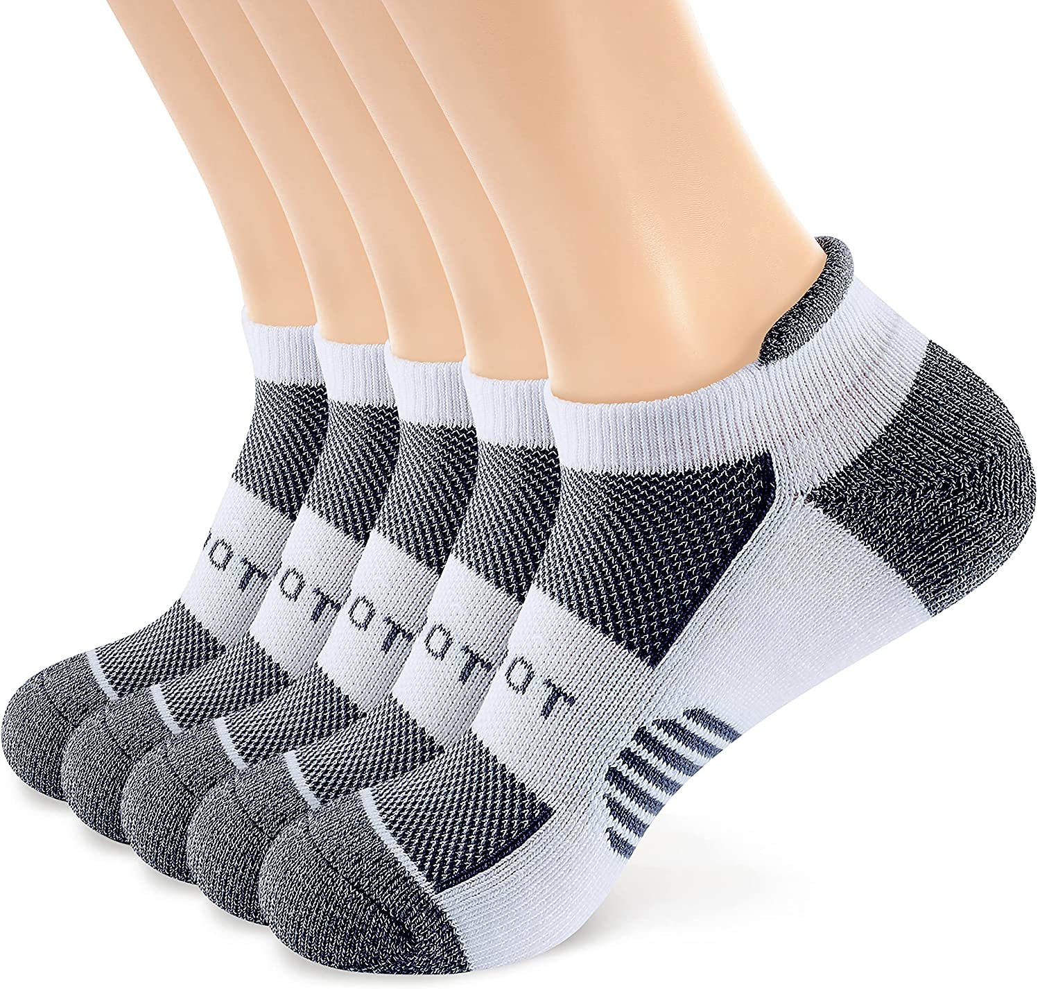 MONFOOT Athletic Cushioned Ankle Tab 5/10 Pack Socks — Monfoot