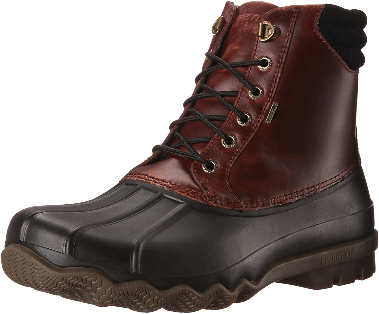 duck boots men black