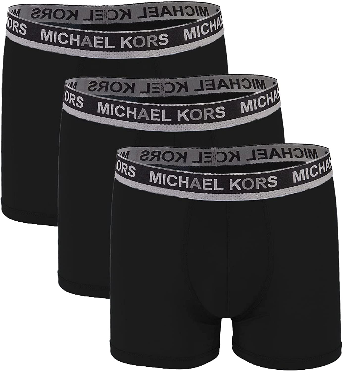 Michael Kors Men`s Performance Poly Logo Band Boxer Briefs 3 Pack | eBay