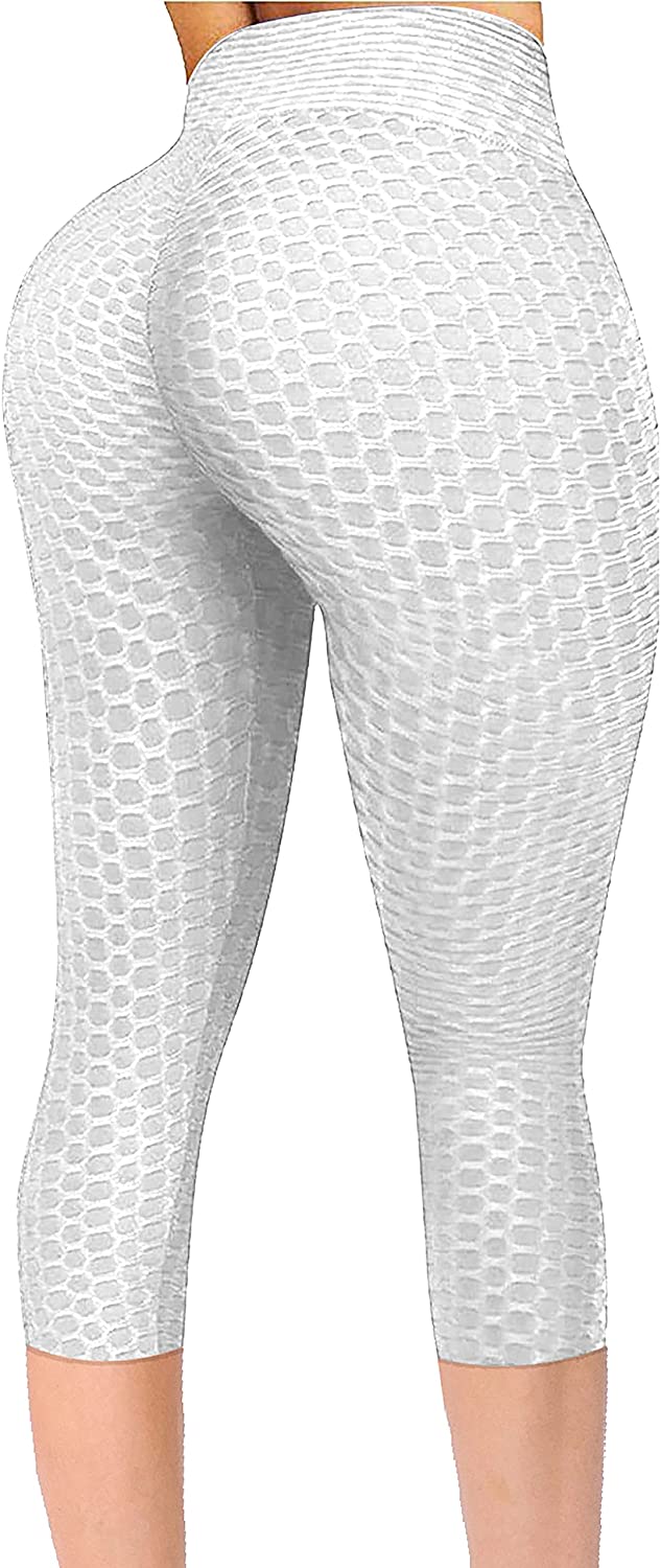 Msicyness Tiktok Trending Leggings Women's High Waist Yoga Pants Ruched  Butt Lift Leggings Textured Scrunch Booty Tights : : Clothing,  Shoes