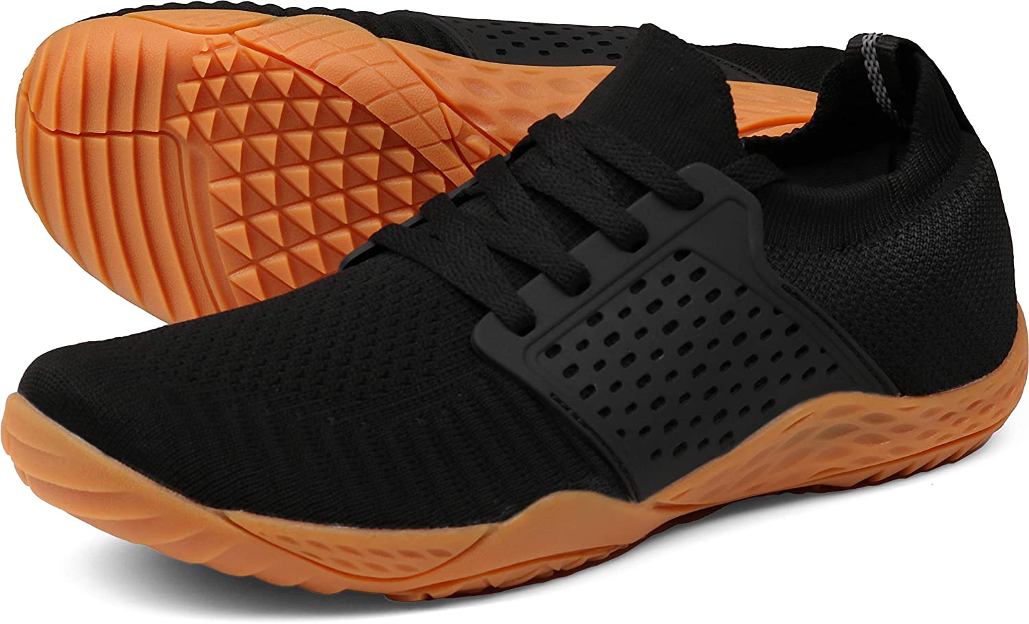 Men's Minimalist Trail Runner Wide Toe Box Zero Drop Sole Minimalist Barefoot Shoe 