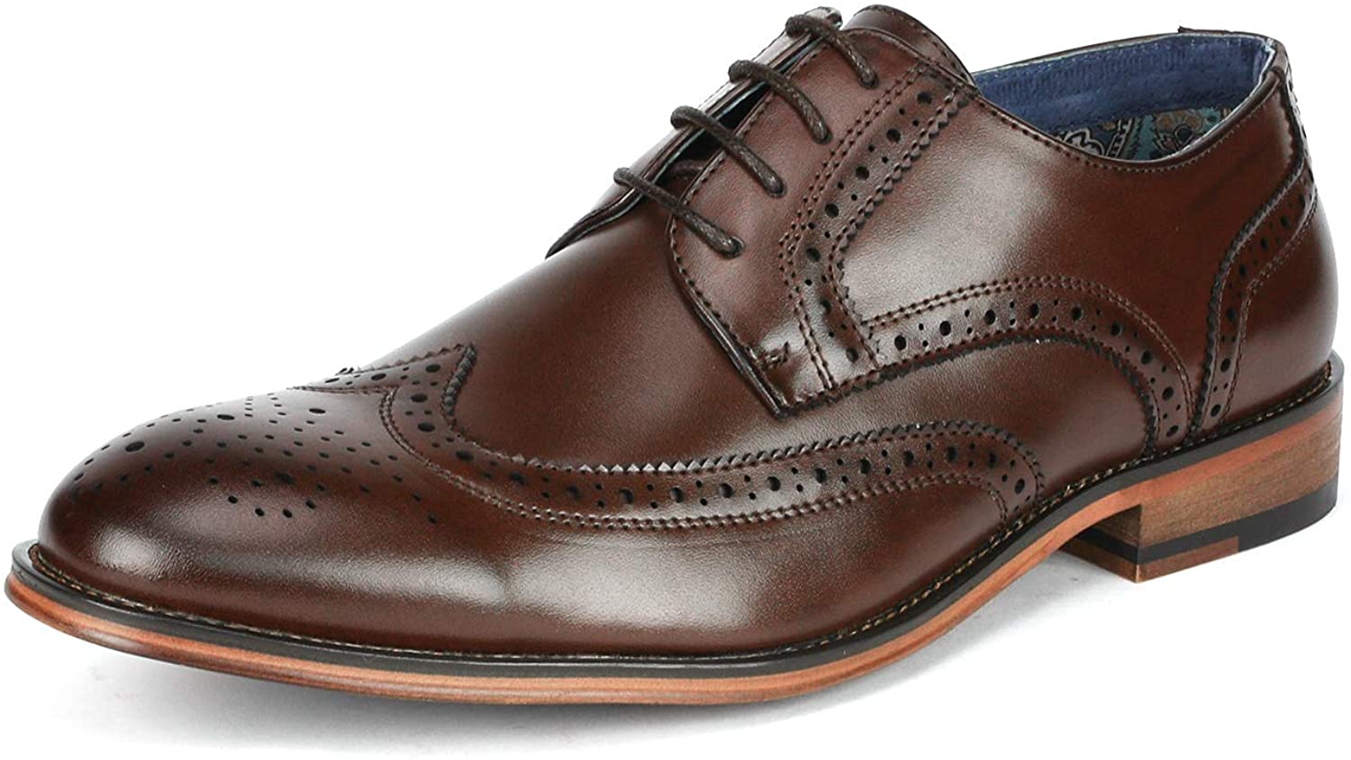 Men's Leather Oxfords  Oxford Dress Shoes-Bruno Marc