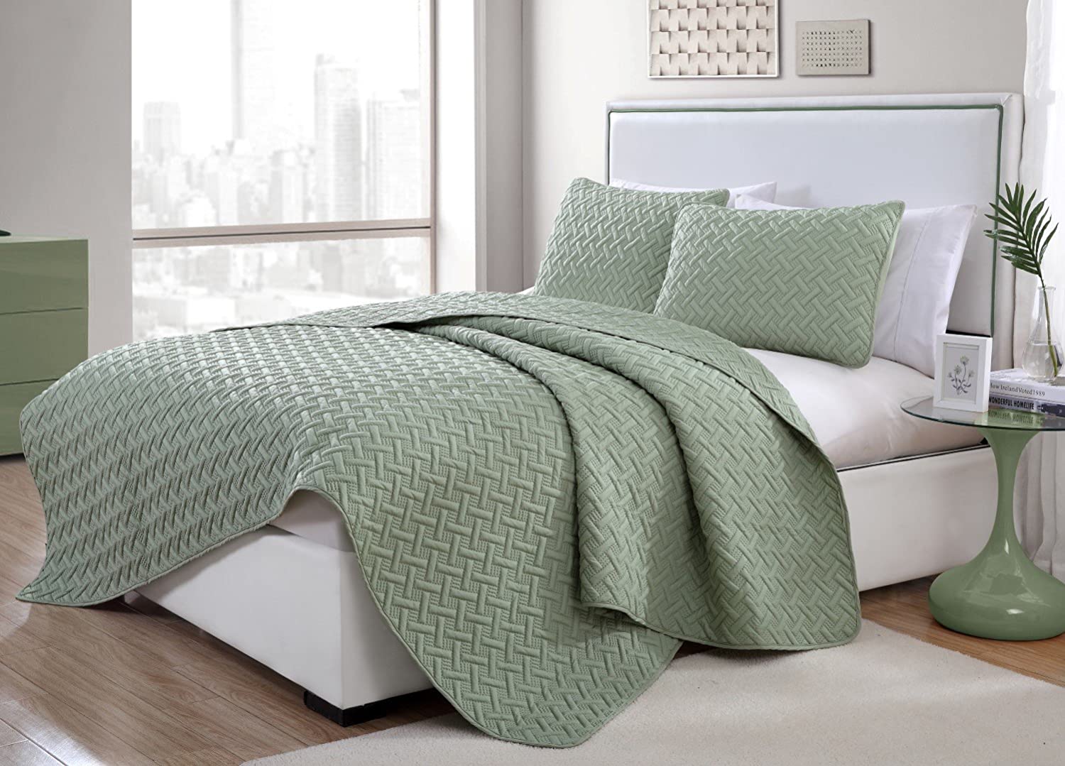 Comf Details about   VCNY Home Nina Bedding Collection Luxury Premium Ultra Soft Quilt Coverlet 