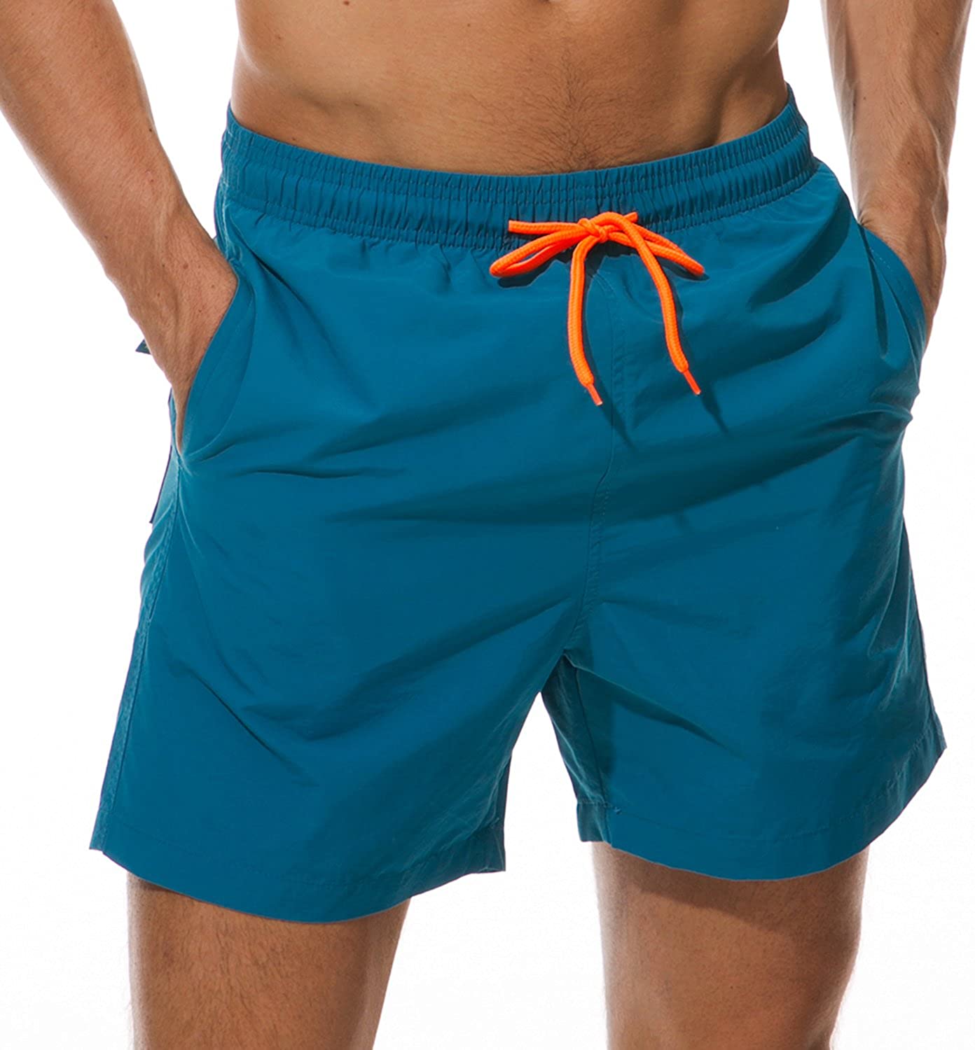 SILKWORLD Men's Swim Trunks Quick Dry Beach Shorts with Pockets | eBay