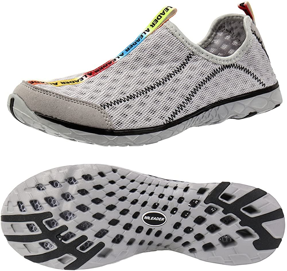 aleader women's mesh slip on water shoes