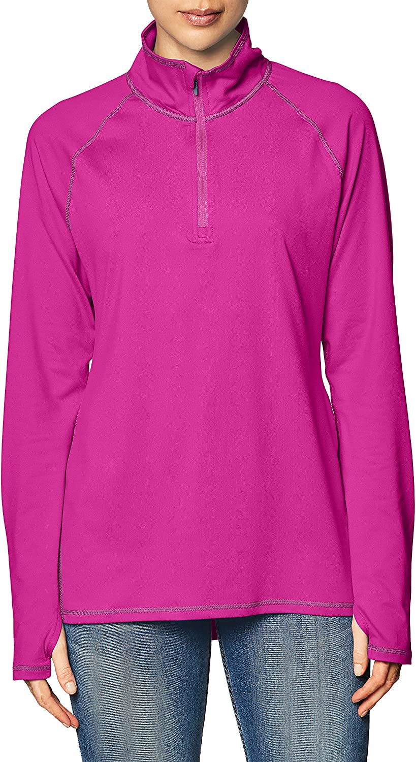 Hanes Women's Sport Performance Fleece Quarter Zip Pullover | eBay