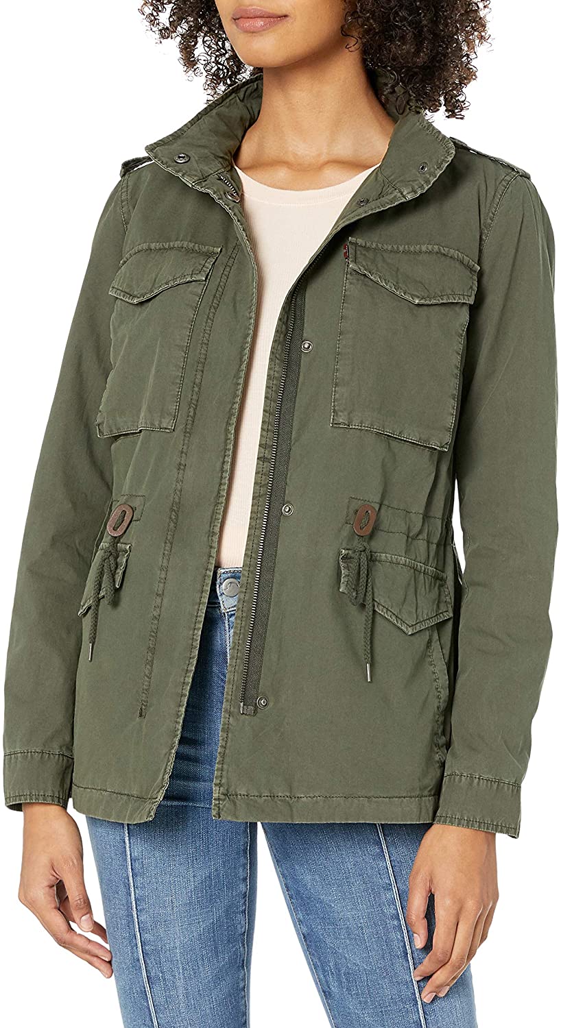 Levi's Women's Lightweight Parachute Cotton Military Jacket | eBay