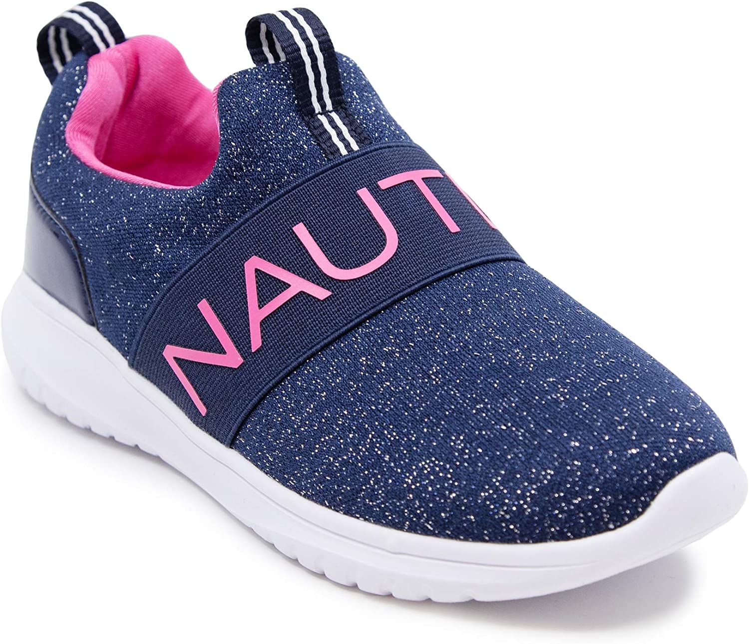 Nautica Kids Girls Youth Athletic Sneaker Running Shoe -Slip On- |