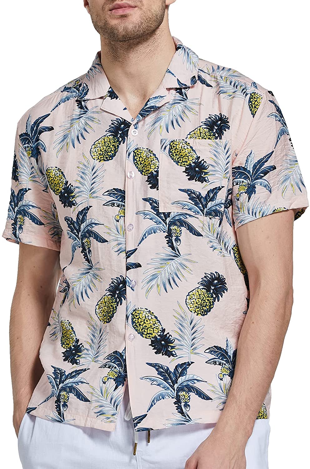  It's in My DNA Sweden Flag Hawaiian Cuban Collar Shirt for Men  Short Sleeve Casual Button Down Beach Tops : Sports & Outdoors