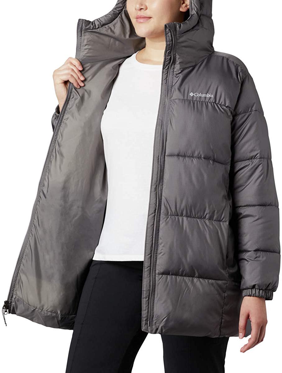 Columbia womens Puffect Mid Hooded Jacket | eBay