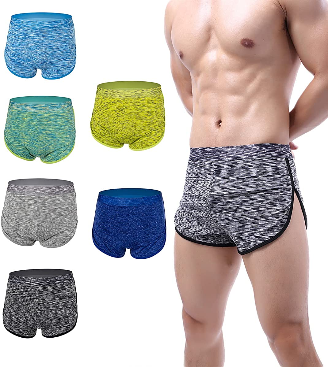 YuKaiChen Men's Pouch Underwear Trunks Performance Bulge Enhancing Boxer  Briefs