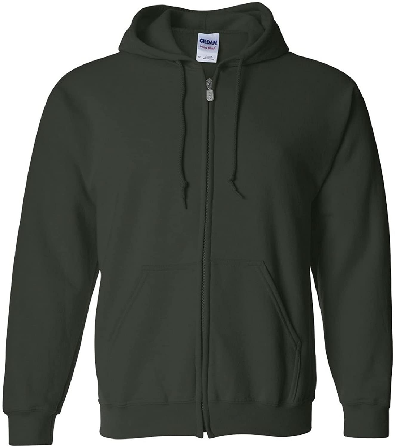 thumbnail 13  - Gildan Men&#039;s Fleece Zip Hooded Sweatshirt, Style G18600