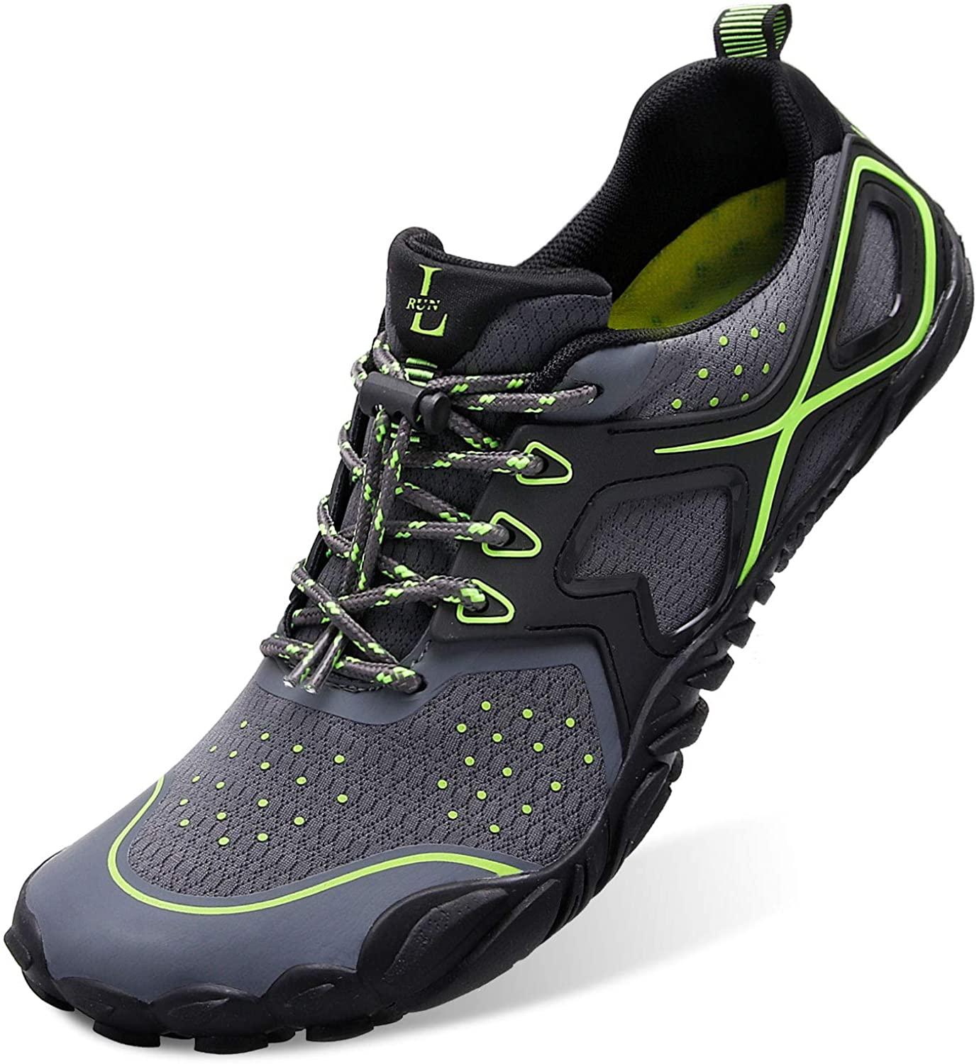 L-RUN Athletic Hiking Water Shoes Mens Womens Barefoot Aqua Swim