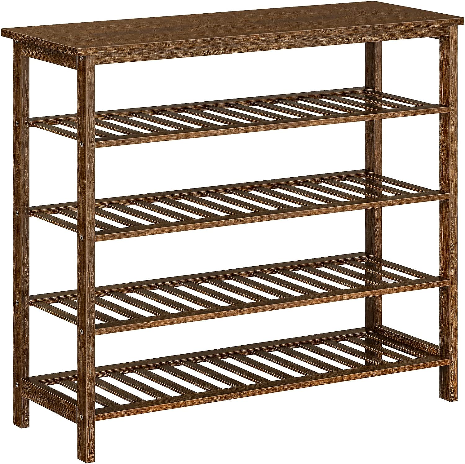 3-Tier Mocha Folding Shoe Rack