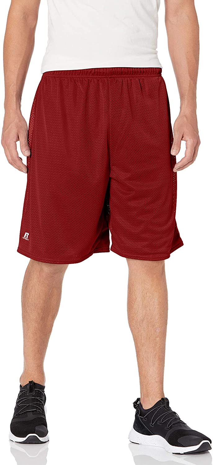 russell mesh shorts with pockets