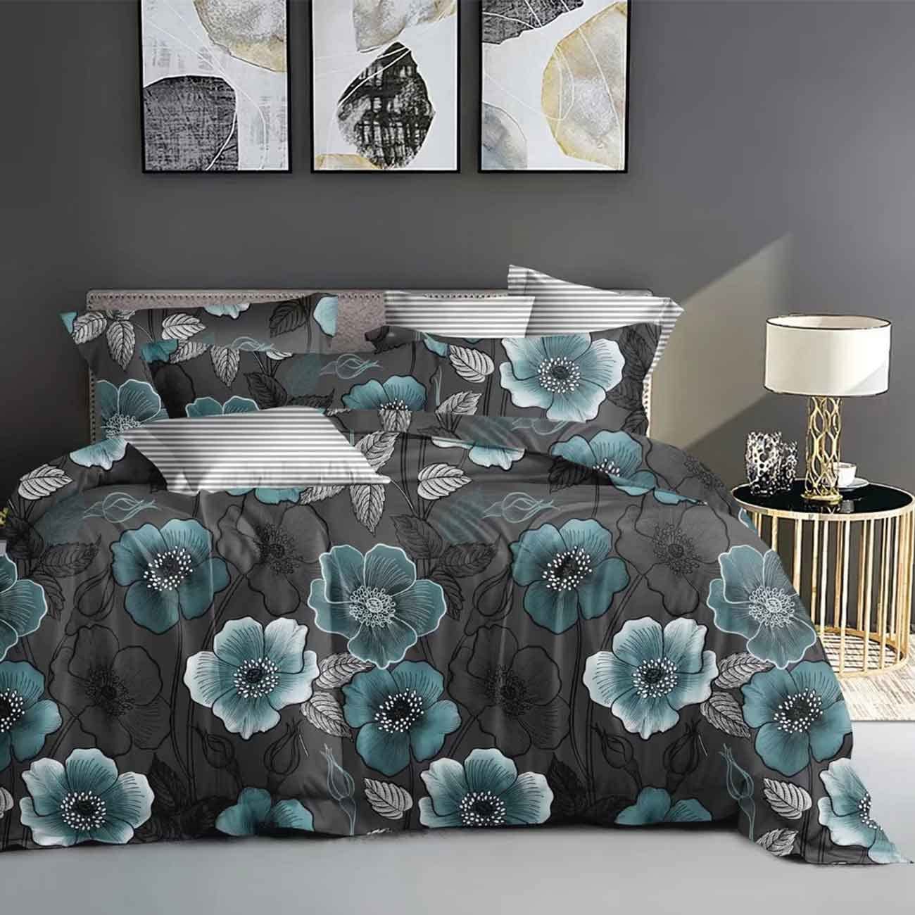 ETDIFFE Grey Comforter Set Twin/Twin XL Size, 2pc Aesthetic Modern Gray  Bedding Set - Soft & Lightweight All Season Extra Long Microfiber Down