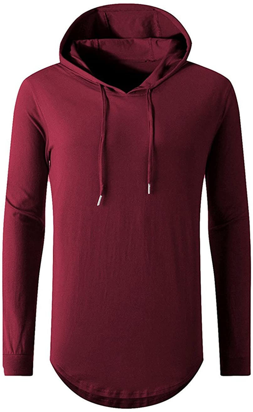 Aiyino Men's S-5X Long Sleeve Fashion Athletic Hoodies Sport Sweatshirt ...