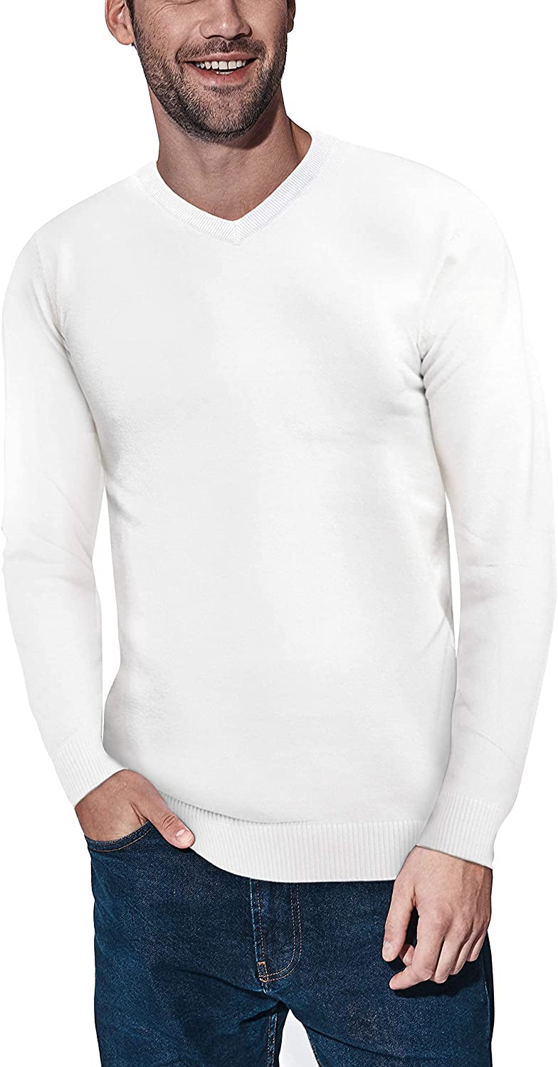 X RAY V-Neck Sweater for Men Soft Slim Fit Middleweight Pullover Regular and Big & Tall Size 