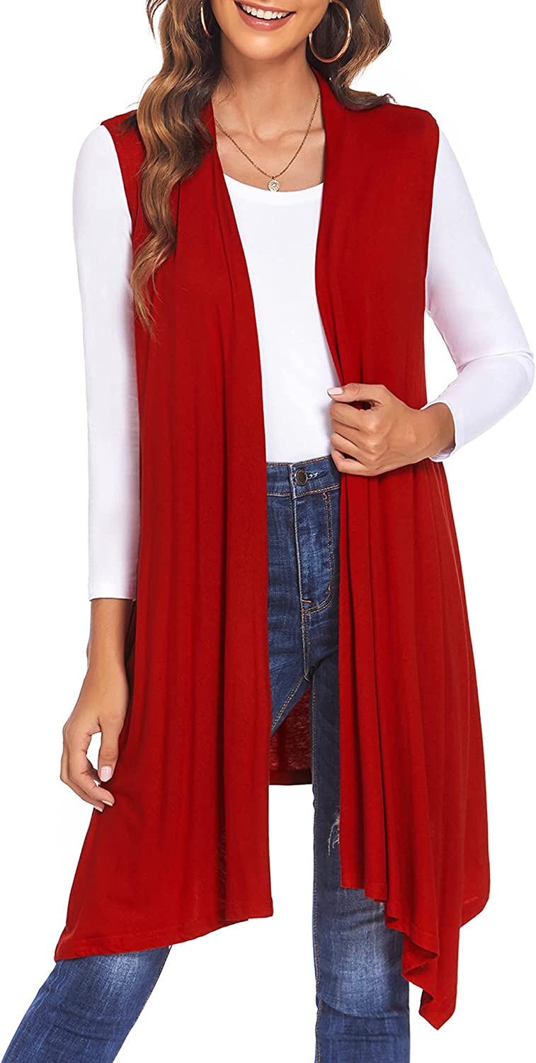 Women's long hotsell duster vest