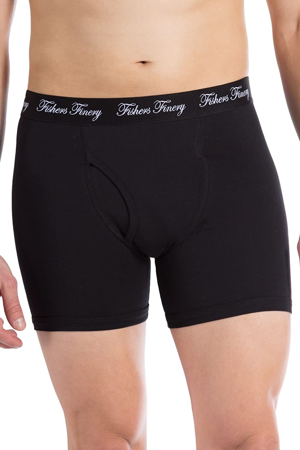 Fishers Finery Athletic Fit Modal Boxer Briefs Moisture Wicking Microfiber  Underwear Multipack